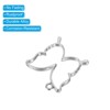 Unique Bargains Alloy Necklace Resin Casting Butterfly Shaped Pendant Frames 1.4" 20 Pcs - 4 of 4