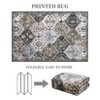 Area Rug, Rugs for Living Room, Washable Rug, Vintage Rugs for Entryway, Traditional Floor Cover, Thin Carpet, Kitchen Distressed Non Slip Mat - 4 of 4