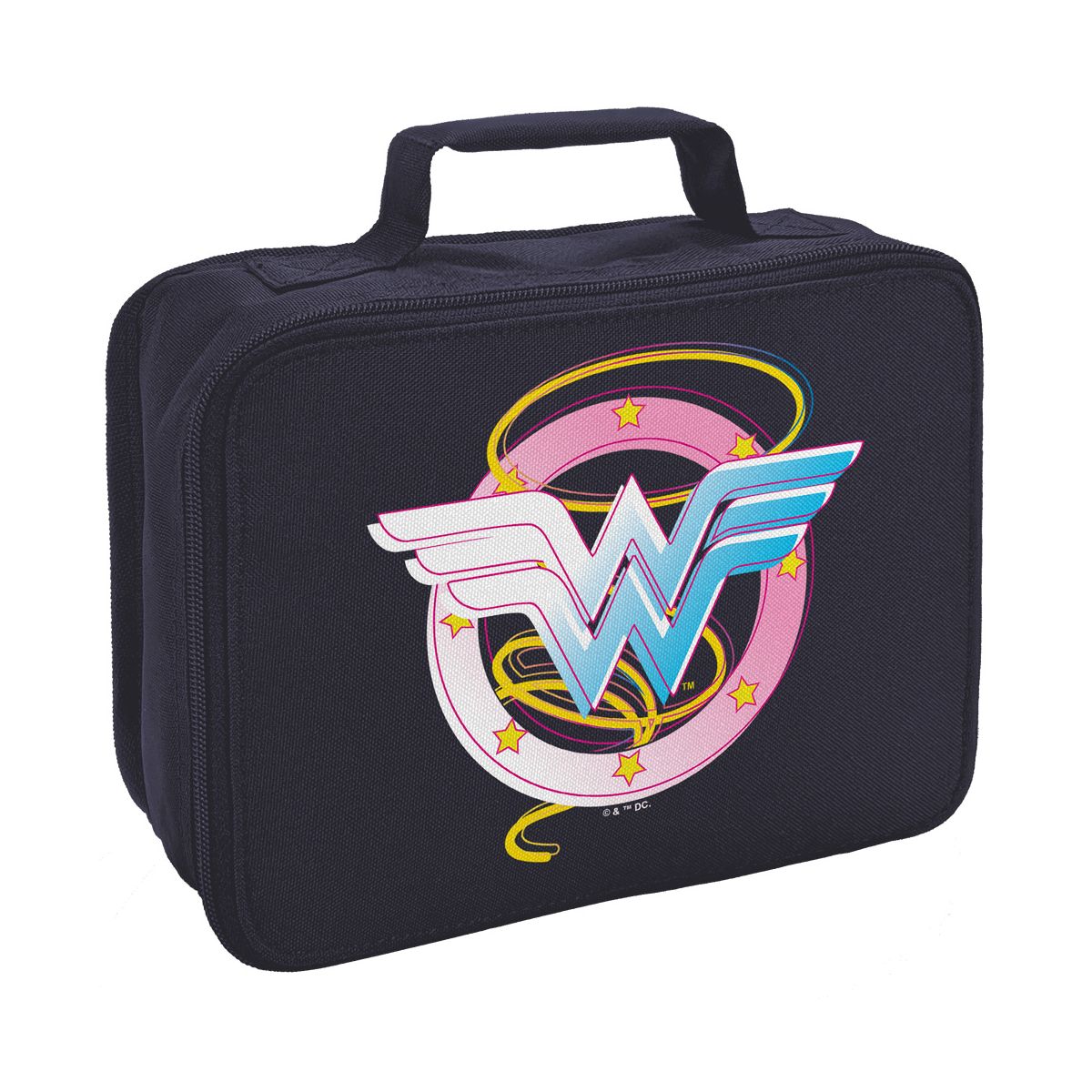 Wonder Woman Pastel Logo Insulated Soft Sided Lunch Box - thumbnail 7
