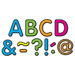 Teacher Created Resources Neon Brights Classic 2" Magnetic Letters, 87 Pieces Per Pack, 3 Packs - 1 of 2