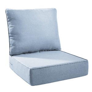 Gymojoy 24x24x6" Outdoor Cushion Patio Chair Furniture Cushion 28D High Density Sponge Cushion with Removable Cover Cushion Replacement - 1 of 4