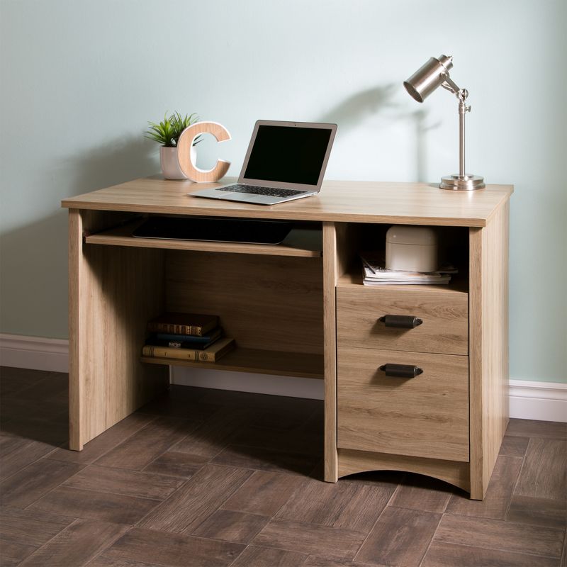 Gascony Wood Computer Desk with Drawers - South Shore, 3 of 13