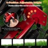 Tangkula 14" Manual Reel Mower w/ 5-Blade 6.6 Gallon Removable Grass Catcher for Garden - 3 of 4