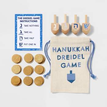 24pc Hanukkah Dreidel Game Party Kit - Spritz™