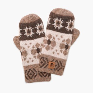 Turtle Fur Camilla Mittens - Women's Recycled Lined Winter Mitts, Natural - 1 of 1