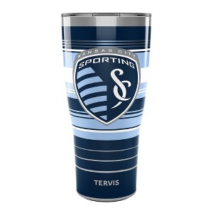 MLS Sporting Kanas City 30oz Hype Stripe Stainless Steel Tumbler - 1 of 3