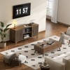 SUGIFT Mid-Century Modern TV Stand for 32–65” TVs, Fluted Door Entertainment Console with Storage Cabinets & Shelves - 4 of 4