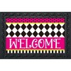 Briarwood Lane Everyday Doormat 30x18 Indoor Outdoor Neon Checkerboard Doormat - 2 of 4
