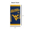 NCAA West Virginia Mountaineers 30" x 60" Beach Towel - 3 of 3