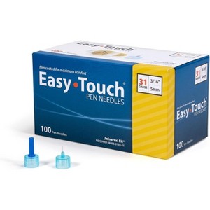 Easy Touch Pen Needles 31 Gauge 5 mm Ultra-Fine, Comfort-Injection Pen Needles for Smooth, Reliable Daily Use  100 Count - 1 of 4