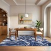 Large Abstract Area Rug 10x13 Machine Washable Rugs For Living Room Stain Resistant Easy Cleaning Throw Carpet With Non-Slip Backing Low Pile Floor - 2 of 4