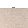 360 Lighting Helene Country Cottage Table Lamps 26" High Set of 2 Ceramic Rustic Cream White Glaze Linen Tan Shade for Bedroom Living Room Bedside - 3 of 4