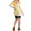 Women's Fold Over Off The Shoulder Tie Dye Tunic - umgee - 3 of 3