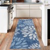 COZONY Floral Carpet Mat Rug, Machine Washable Non-Slip Low Pile Area Rug for Living Room Bedroom Kitchen - 2 of 4