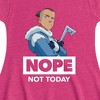Girls' - Avatar: The Last Airbender - Sokka Nope Fit & Flair Cap Sleeve Dress - 2 of 4