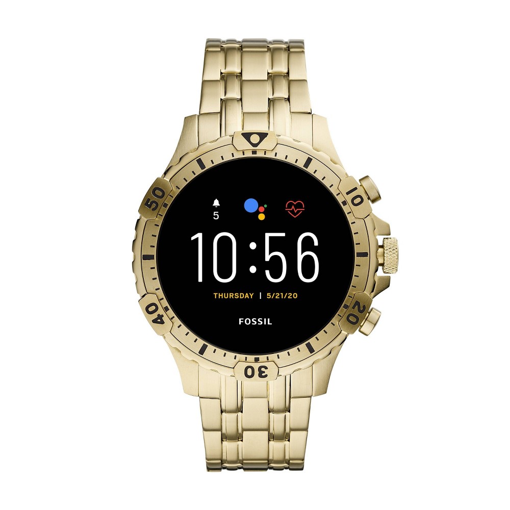 Fossil Gen 5 Smartwatch - Garrett HR Gold-Tone Stainless Steel was $295.99 now $199.0 (33.0% off)