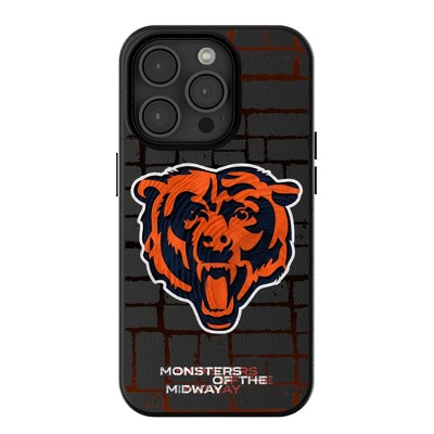 Chicago Bears Brick Wall MagSafe Compatible Cell Phone Case for iPhone 16 Pro