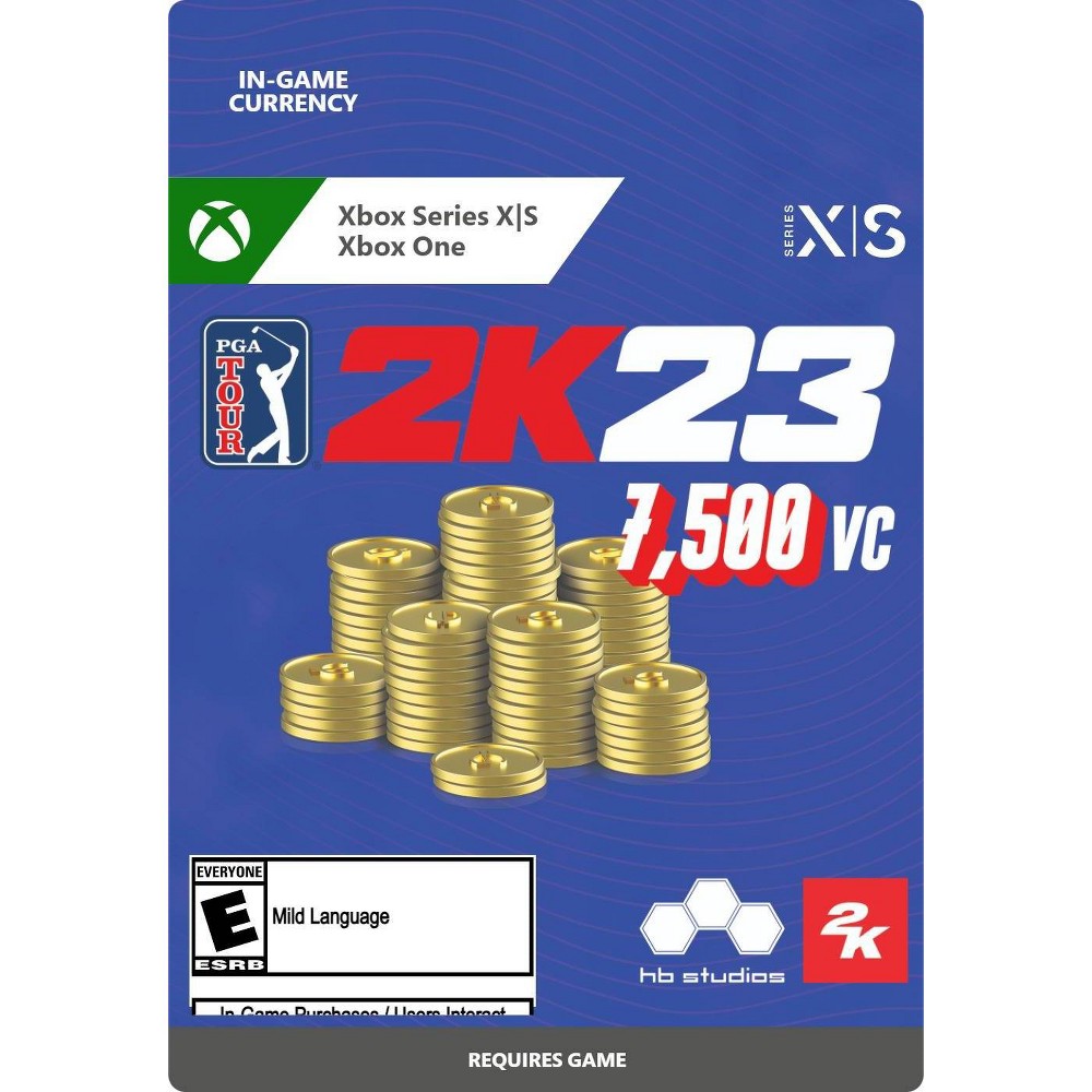 Photos - Game PGA Tour 2K23: 7,500 VC Pack - Xbox Series X|S/Xbox One (Digital)