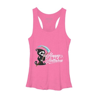 Women's Design By Humans HAPPY HALLOWEEN - Special Edition By wedenote Racerback Tank Top