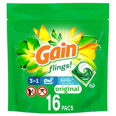 Gain flings! Laundry Detergent Pacs Original - 16ct