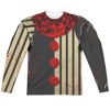 Men's Creepy Clown Costume (Front Back Print) Long Sleeve Costume T-Shirt - 2 of 4
