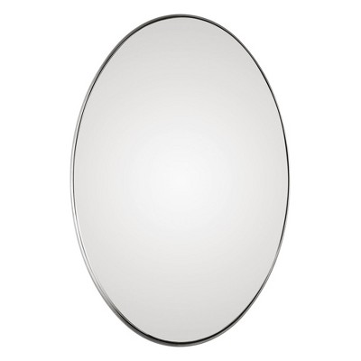 Uttermost Pursley Brushed Nickel Oval Mirror