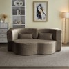 78" Folding Sofa Bed, No Assembly Plush Corduroy Couch with 2 Free Pillows for Living Room - 4 of 4