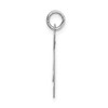 Black Bow Jewelry 14k White Gold, Ella Collection Medium Fancy Script Initial G Pendant - 2 of 4