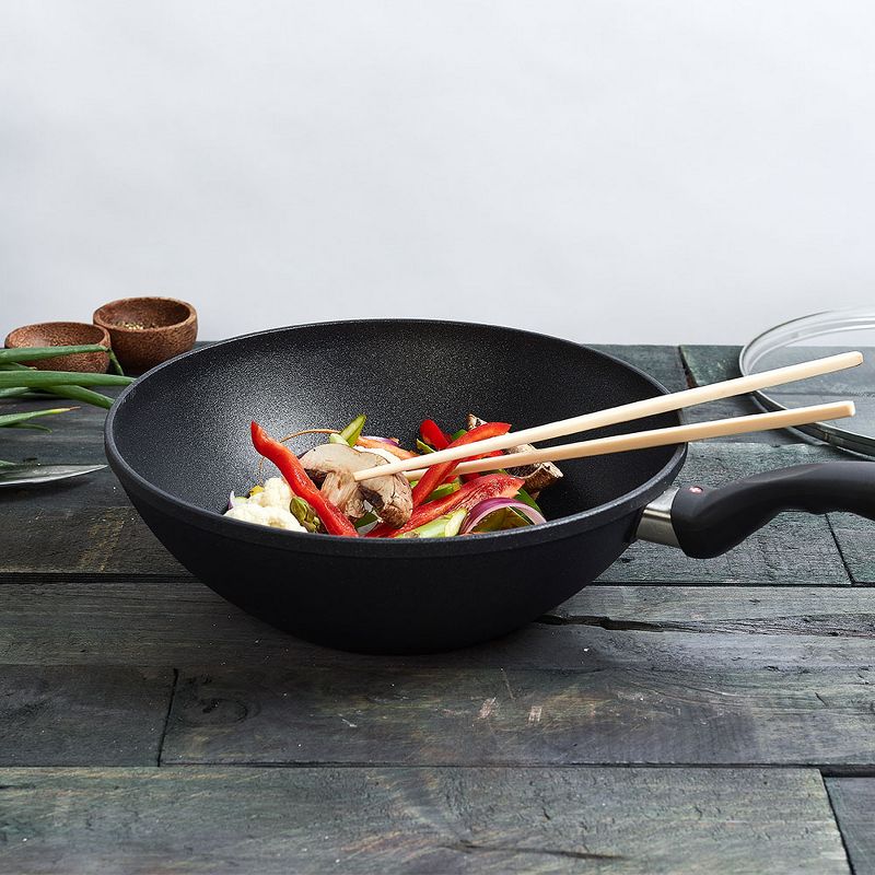 Swiss Diamond XD Wok with Tempered Glass Lid, 2 of 3