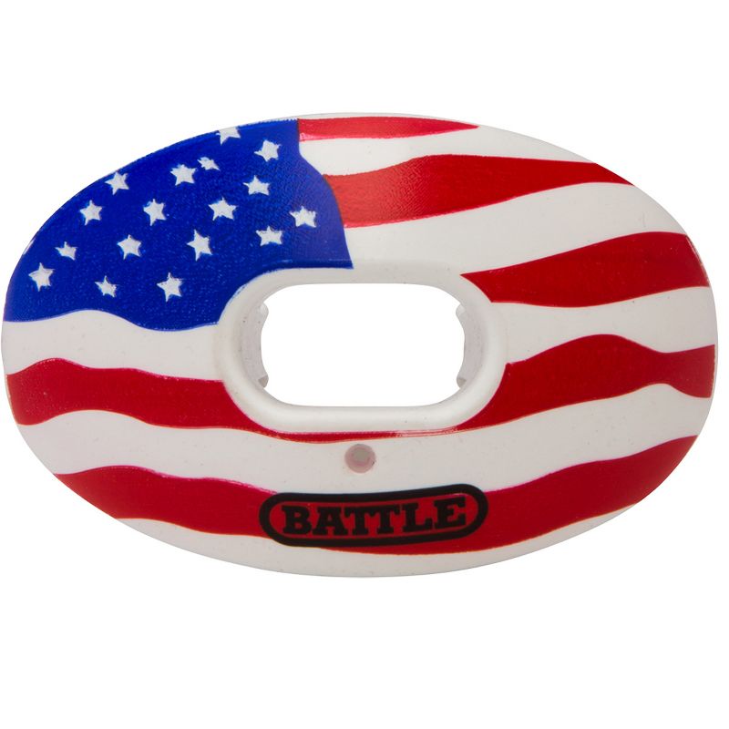 Battle Sports Limited Edition Oxygen Lip Protector Mouthguard - USA Flag, 1 of 2