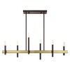 Livex Lighting Denmark 6 - Light Chandelier in  Bronze/Antique Brass - 4 of 4