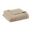 Sapphtopaz Cotton Tightly Woven Waffle Blanket, Ultra Soft Breathable Cooling Blanket Throw Blanket,100% Cotton, Machine Washable - 2 of 4