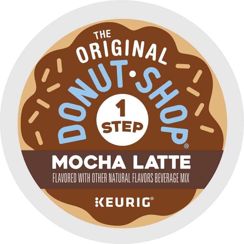 The Original Donut Shop One Step Latte Mocha Dark Roast - Keurig K-Cup Coffee Pods - 20ct, 3 of 14