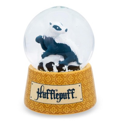 Silver Buffalo Harry Potter House Hufflepuff Collectible Snow Globe | 2.5 Inches Tall