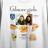 Gilmore Girls Lorelai & Rory Screenshot & Icons Crew Neck Short Sleeve Women's White Crop Top - 2 of 3