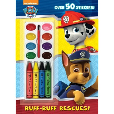 Paw Patrol - Jumbo Coloring & Activity Book - Paw-some Holiday Rescue +  Stickers