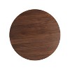 Sapphtopaz 48" Round Dining Table Kitchen Table Wood Dining Round Table with Trestle Base - 3 of 4