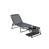 2 Pack Face Down Chaise Lounge Chair 5-Position Adjustable Foldable Tanning Chair with Arm Holes, Outdoor Recliner Chair - 3 of 4