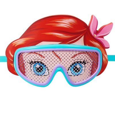 Photo 1 of Swimways Disney Princess Character Mask Kids Deluxe Swim Goggles - Ariel