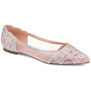 Journee Collection Women's Batavia Slip On Pointed Toe Ballet Flats - 1 of 4
