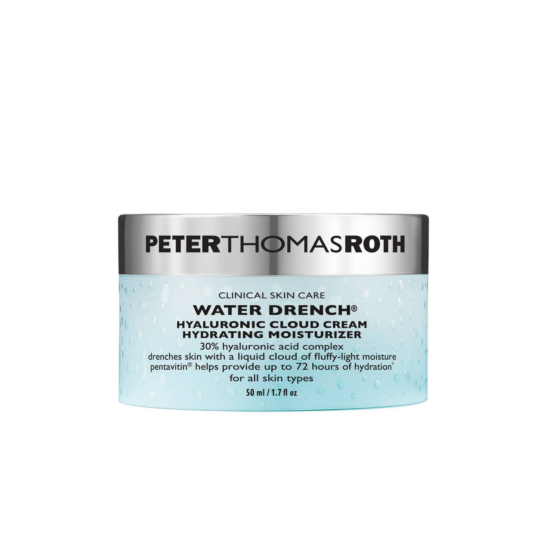 PETER THOMAS ROTH Water Drench Hyaluronic Cloud Cream Hydrating Moisturizer - 1.7fl oz - Ulta Beauty