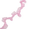 Unique Bargains Ribbon with Lace Trim & Crinkle Satin Polyester 35.83"x0.98" 1 Pc - 3 of 3