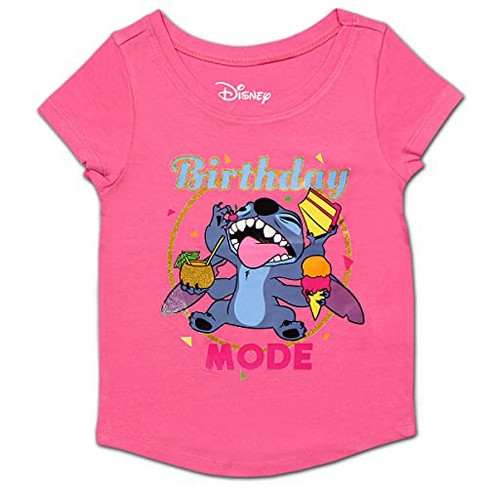 Lilo and Stitch Theme Family Birthday Shirts, Stitch Glitter Birthday Shirt 10