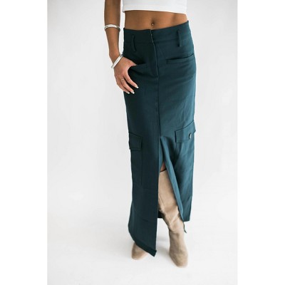 Women's Tasha Cargo Maxi Skirt - falcon park