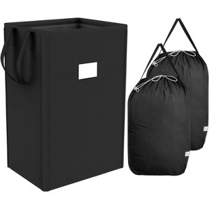 210L Laundry Hamper Collapsible with 2 Washable Laundry Bags, Laundry Basket with Handles Foldable Hamper Dorm Laundry Basket - 1 of 4