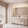 Rectangular Framed Tempered Glass Wall-Mounted Bathroom Vanity Mirror - 2 of 4