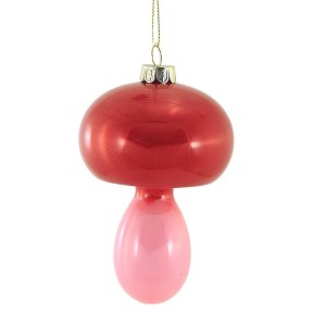 Cody Foster 4.5 Inch Color Block Spindle Mushroom Christmas Spring Fungi Bright Tree Ornaments - 1 of 2