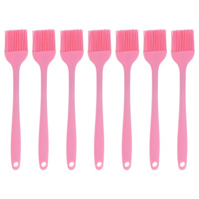 Unique Bargains Kitchen Heat-resistant Portable Silicone Pastry Brush  7 Pcs