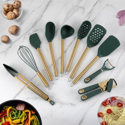 Набор кухонных инструментов Cook With Color 10 предметов, шалфей — фото 2