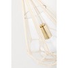 Mitzi Tessa 1 - Light Pendant in  Aged Brass/Natural Clear Shade - 3 of 4